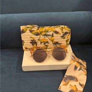 Ulla Johnson Victoire Sunglasses in Zinnia
